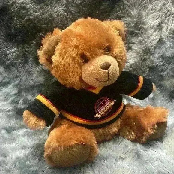 Vancouver Canucks NHL Hockey 
Jersey Teddy Bear Plush  by Forever
Collectibles - Picture 2 of 15